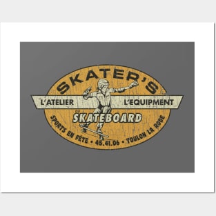 L'Atelier du Skateboard Sports 1970 Posters and Art